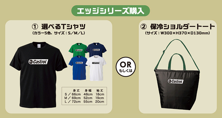 エッジシリーズ購入景品